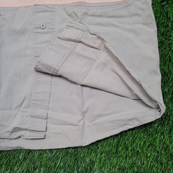 VTG 90s PCH Pacific Coast Highway Boxy Fit Color Block Shirt Mens M Oversized - Picture 5 of 9